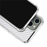 White Carbon Fiber Specialty Texture Material iPhone 15 Pro Clear Case